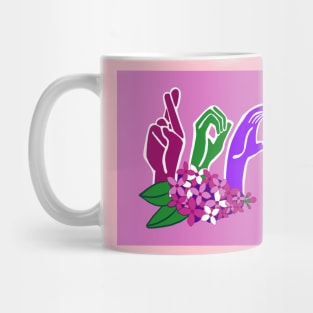 ROC with lilac Mug